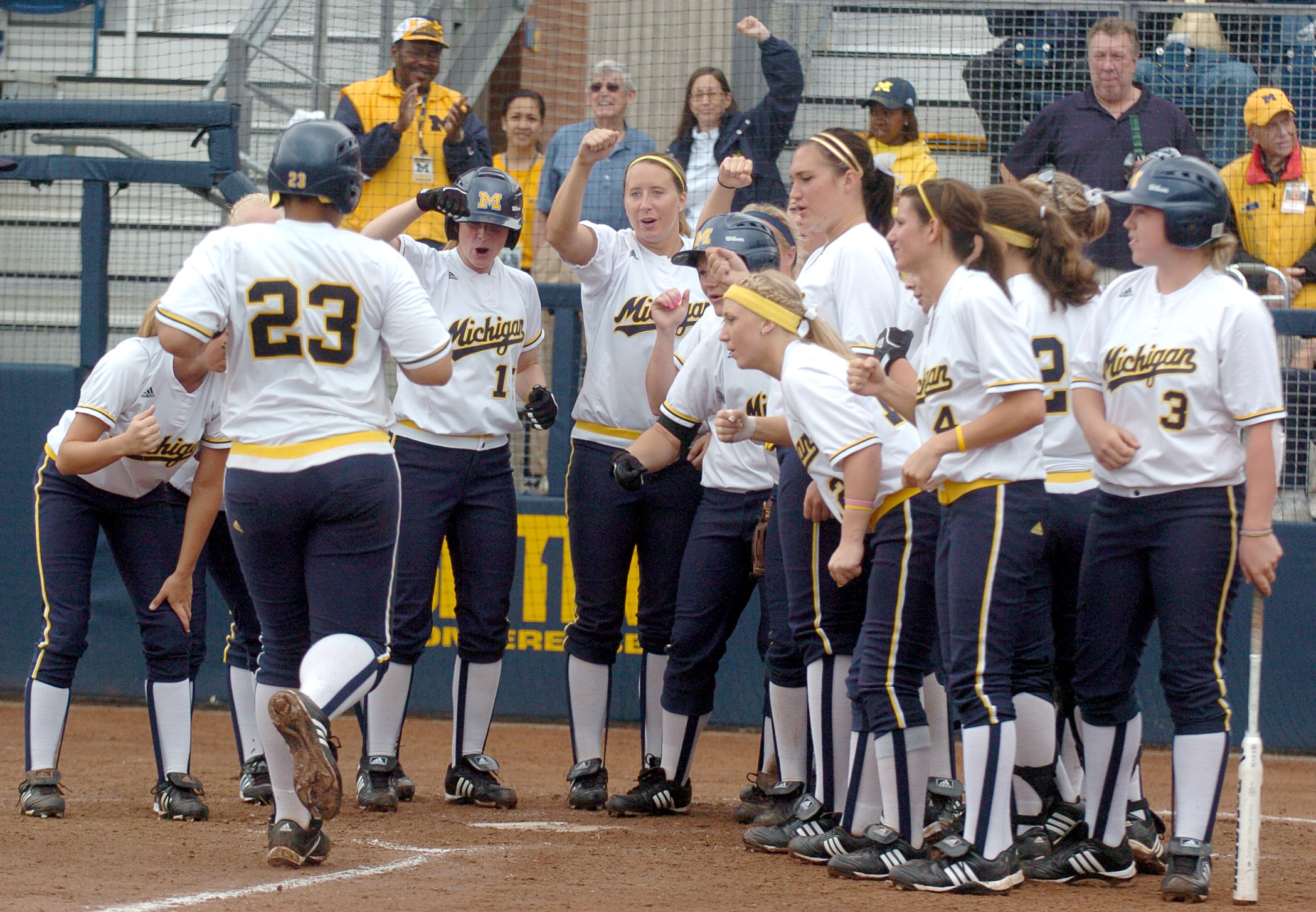 Wright State-Michigan softball