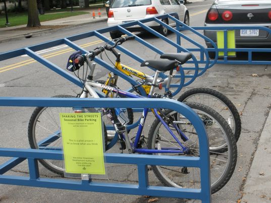 temporary bike rack for car