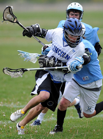 Zack Arnold, Lincoln Boys Lacrosse Overpower Skyline