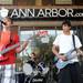 16-year-old Ben Lawton, left, 15-year-old Mitesh Patel, right, and 17-year-old Niraj Patel, center, perform as the band "And The Elephant" during the AnnArbor.com Summer Concert Series on the patio on Friday afternoon. Angela J. Cesere | AnnArbor.com 