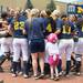 The Wolverines celebrate after winning the NCAA regional title game against California, Sunday May 19.
Courtney Sacco I AnnArbor.com 