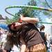 Jasmine Steele hula hoops on East Liberty Street during the Ann Arbor Art Fair on Wednesday, July 17, 2013. 
Courtney Sacco I AnnArbor.com