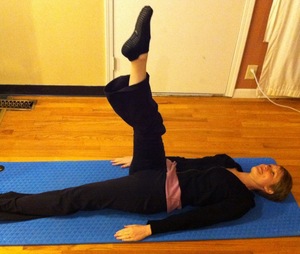 Pilates Advent Calendar Day 7: One leg circle