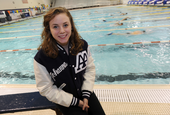 Pioneer's Hanna Cowley is Washtenaw County Girls Swimmer of the Year