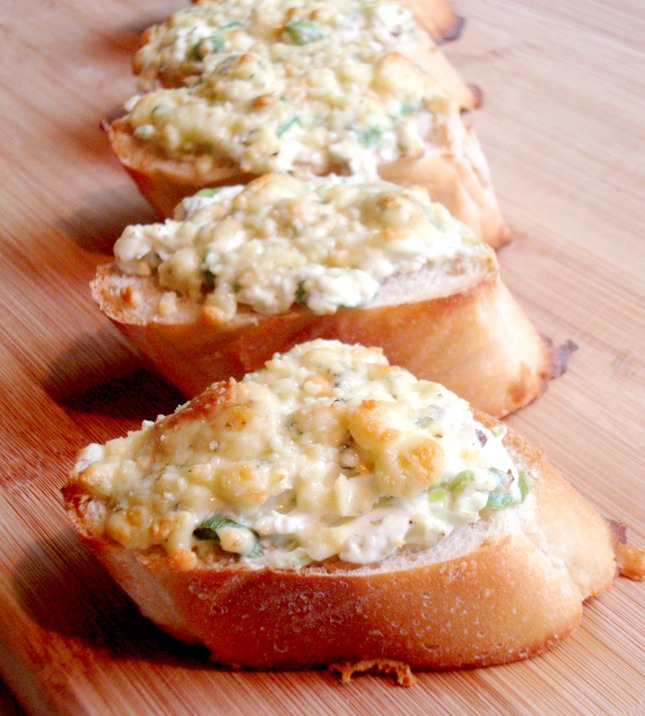 Blue cheese crostini - you probably can't eat just one of these tasty ...