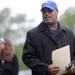 Dicken Elementary School principal Michael Madison talks during the memorial bench dedication in memory of Mariel Almendras. Angela J. Cesere | AnnArbor.com