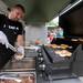 Brandon Reve of Eat serves up a korean barbeque beef sandwich. Angela J. Cesere | AnnArbor.com