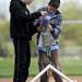 Ann Arbor Open @ Mack 5th graders Anthony McDonough, left, and Miguel Clement set up their water rocket for launch during the Washtenaw Elementary Science Olympiad. Angela J. Cesere  