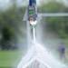 The water rocket made by Ann Arbor Open @ Mack 5th graders Anthony McDonough, left, and Miguel Clement launches during the Washtenaw Elementary Science Olympiad. Angela J. Cesere  