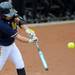 Michigan freshman Haylie Wagner hits a home run during the third series game against Purdue on Saturday afternoon.  Angela J. Cesere | AnnArbor.com