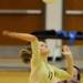 Huron's Erica Hotchkiss spikes the ball during the volleyball game against Skyline at Ann Arbor Huron High School on Oct. 4, 2011. Angela J. Cesere | AnnArbor.com