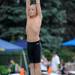 11-year-old Georgetown diving team member George White straightens as he prepares to dive into the water. Angela J. Cesere | AnnArbor.com 