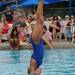 10-year-old Huron Valley Swim Club diver Lily Ohye straightens out as she enters the water during a dive. Angela J. Cesere | AnnArbor.com 