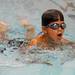 6-year-old Ann Arbor CC member Griffin Patel competes in heat 2 of the boys 8 and under 25 yard breastroke race. Angela J. Cesere | AnnArbor.com 