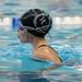 8-year-old Racquet Club swim team member Kate Hurley competes in heat 6 of the girls 8 and under 25 yard breaststroke race. Angela J. Cesere | AnnArbor.com 