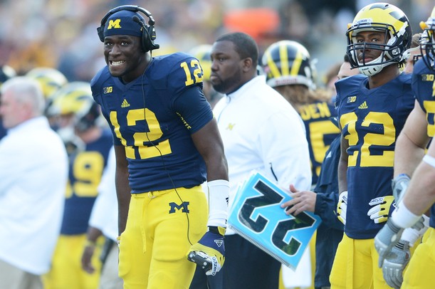 Images from the Michigan vs. Northwestern football game