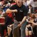 Milan's head coach Josh Tropea yells form the bench during the first half of the district final game at Temperance Bedford high school Friday Mar. 8th.
Courtney Sacco I AnnArbor.com 