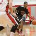 Milan's Stephen Evans dribbles the ball up court against Temperance Bedford during the secound half of the district final game at Temperance Bedford high school Friday Mar. 8th.
Courtney Sacco I AnnArbor.com  