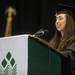 2013 graduate Meaghan Cox address her graduating class during WCC's commencement ceremony Saturday May 18.
Courtney Sacco I AnnArbor.com