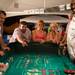 A player throws the dice as he plays a game of craps during the Saline Rotary Club's annual casino night at the Saline Summerfest, Friday, August, 9.
Courtney Sacco I AnnArvor.com 