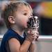 Two year old Cooper Tousa enjoys an ice cream cone at the Saline Summerfest, Friday, August, 9.
Courtney Sacco I AnnArvor.com 