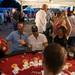 Players celebrate after winning a hand of black jack during the Saline Rotary Club's annual casino night at the Saline Summerfest, Friday, August, 9.
Courtney Sacco I AnnArvor.com 