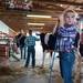 Heidi Fuchs, age 7, waits in the barn as she gets ready for the feeder calf judging at the Chelsea Community Fair Wednesday, August 21. 
Courtney Sacco I AnnArbor.com 