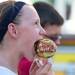 Vashti Fleming, age 11, bites into a candy apple at the Chelsea Community Fair in Chelsea, Friday, August, 23.
Courtney Sacco I AnnArbor.com