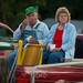 Paul Bollinger and Chris Rentshler sit in a pickup bed eating ice-cream as they watch the tractor pull at the Chelsea Community Fair in Chelsea, Friday, August, 23.
Courtney Sacco I AnnArbor.com  