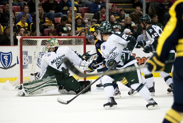 Images from Michigan hockey's 5-2 win over Michigan State Saturday