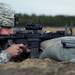 A Viking Battalion soldier trains on an M4 assault rifle on a firing range at Camp Grayling. Targets range from 50 to 300 meters away. Jeff Sainlar I AnnArbor.com