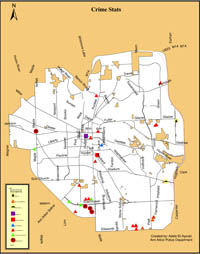 Ann Arbor crime statistics for Dec. 20 - Dec. 26, 2009